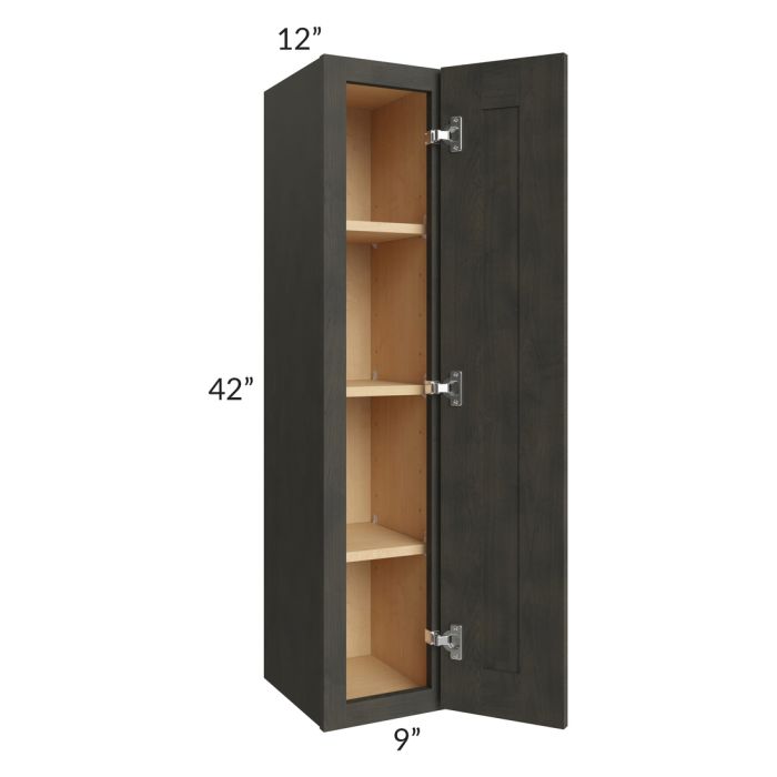Charcoal Grey Shaker 09x42 Wall Cabinet