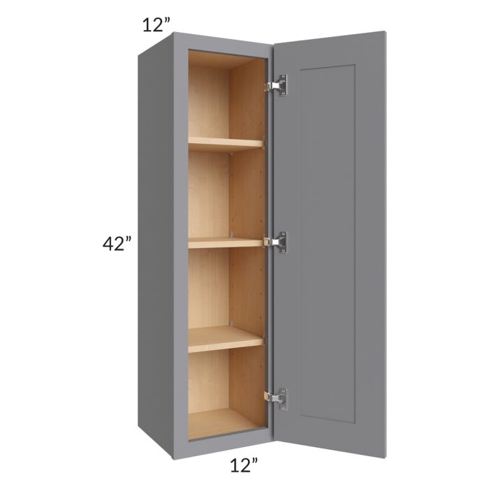 Grey Shaker 12x42 Wall Cabinet