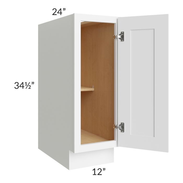12" Full Height Door Base Cabinet