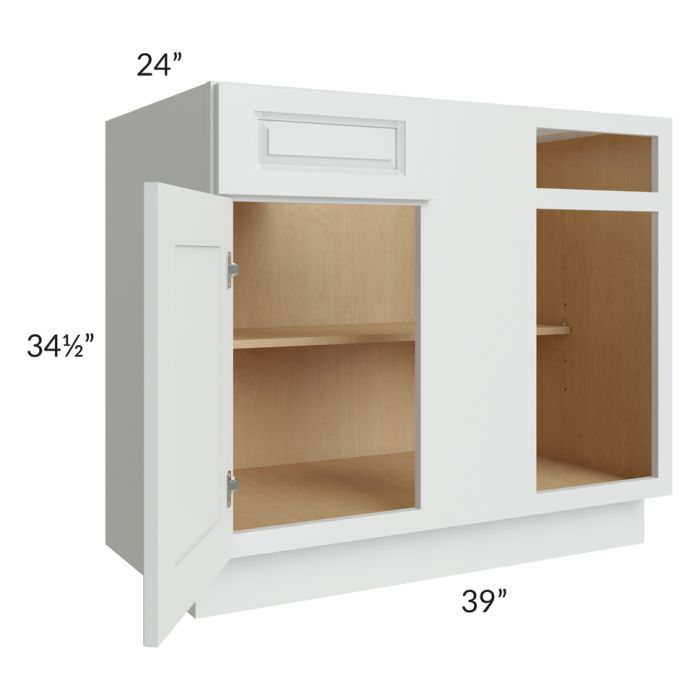 Lakewood White 42" Blind Base Cabinet 