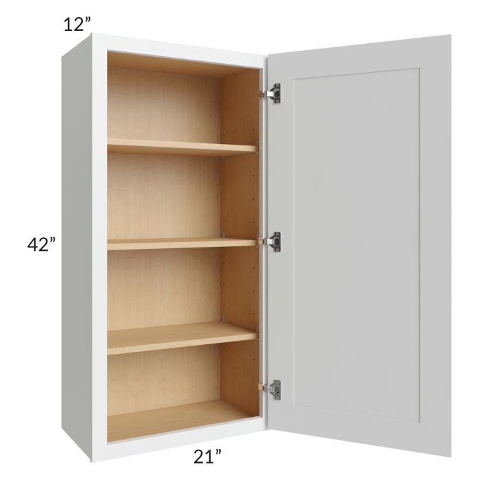 Lakewood White 21x42 Wall Cabinet