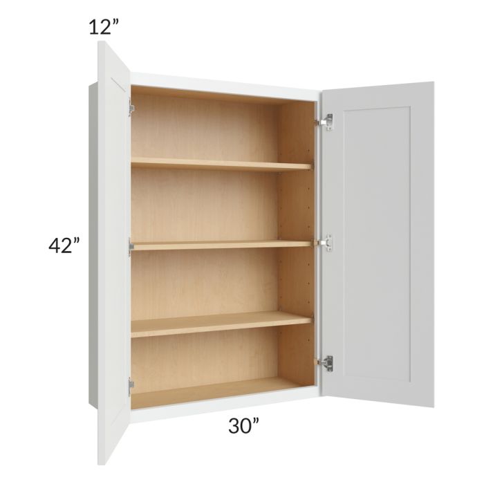 Lakewood White 30x42 Wall Cabinet