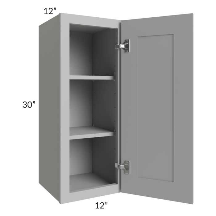 Natural Grey Shaker 12x30 Wall Cabinet