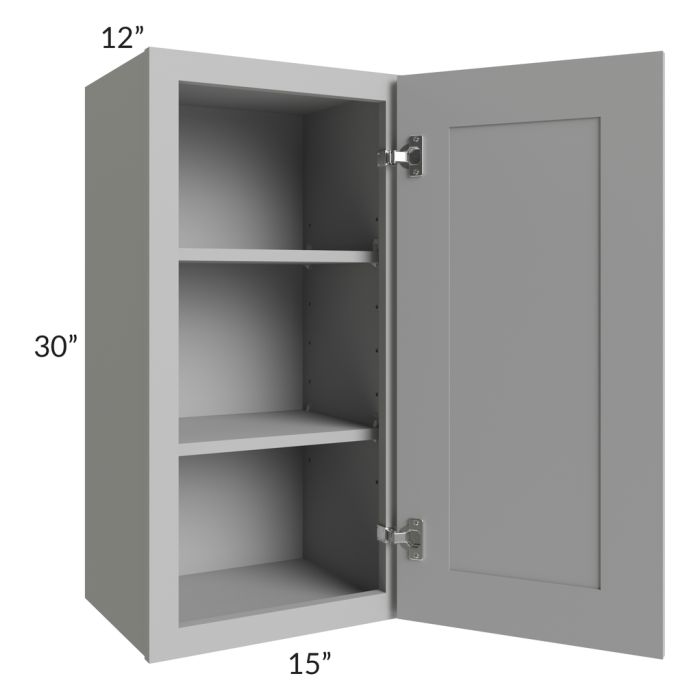 Dove Grey Shaker 15x30 Wall Cabinet