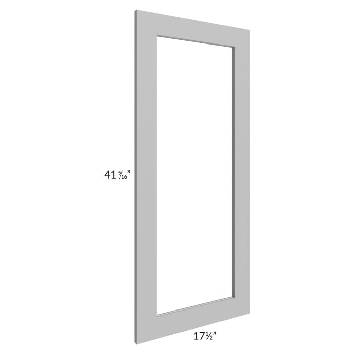 Dove Grey Shaker 18x42 Glass Door Only with Glass Included