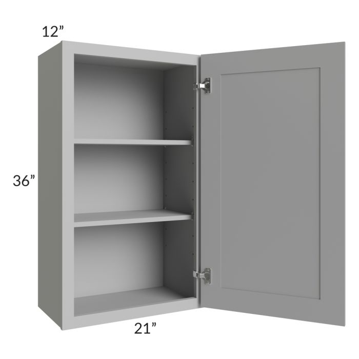 Dove Grey Shaker 21x36 Wall Cabinet