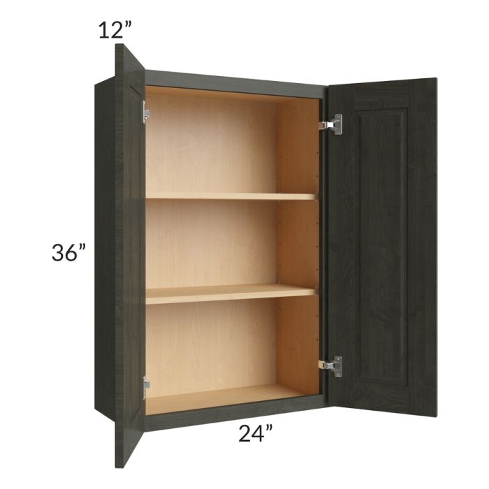 Charlotte Dark Grey 24x36 Wall Cabinet