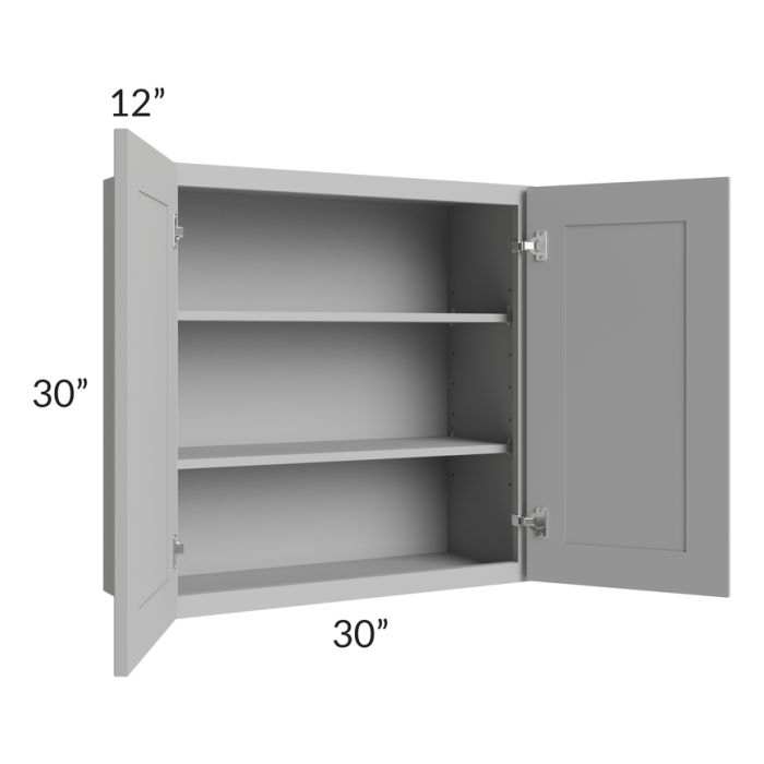Dove Grey Shaker 30x30 Wall Cabinet