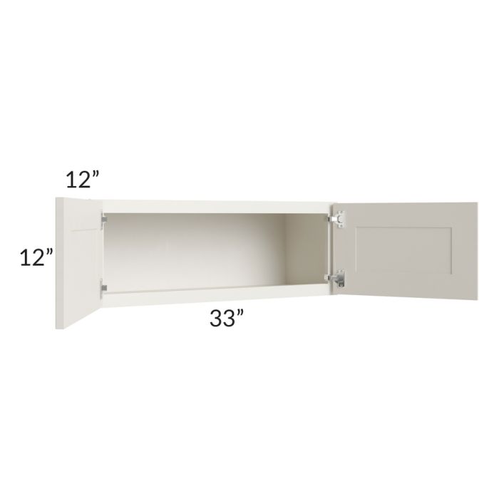 Providence Cream Glaze 33x12 Wall Cabinet