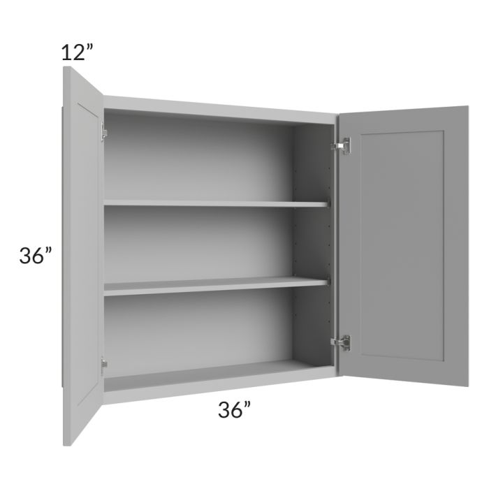 Dove Grey Shaker 36x36 Wall Cabinet