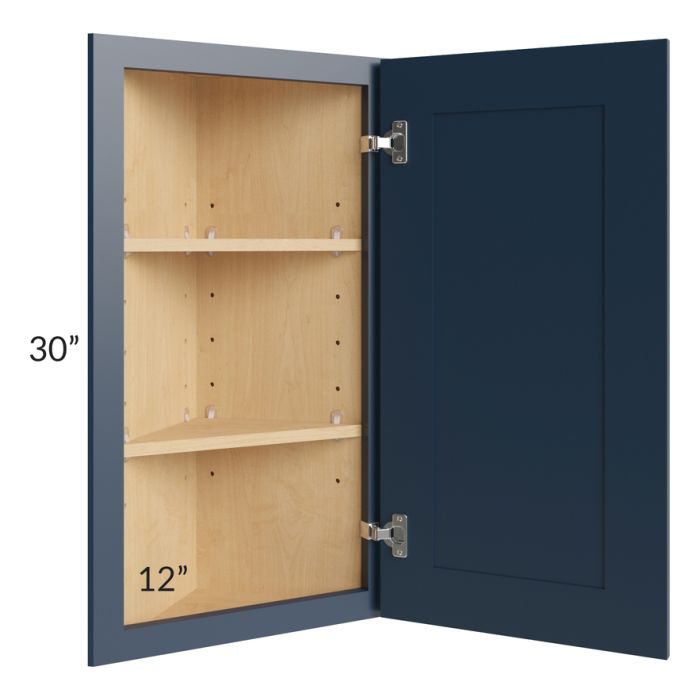 Midtown Blue Shaker 12x30 Wall End Cabinet