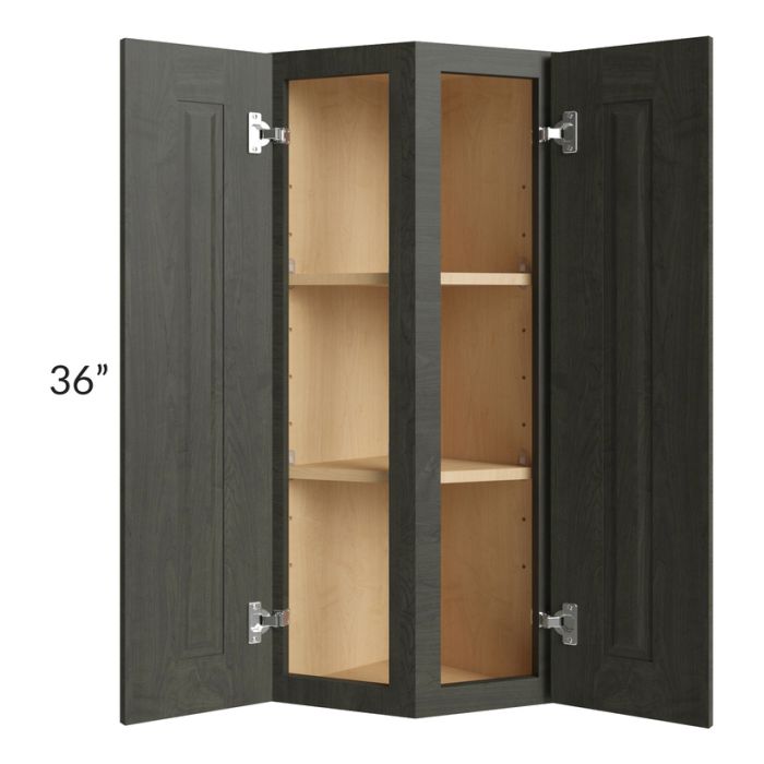 Charlotte Dark Grey 12x36 Wall End Cabinet