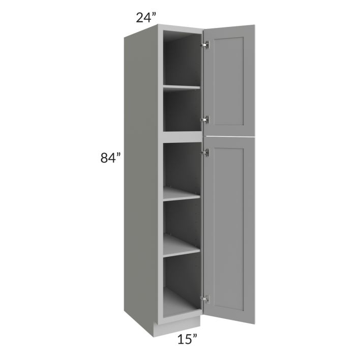 Dove Grey Shaker 15x84 Wall Pantry