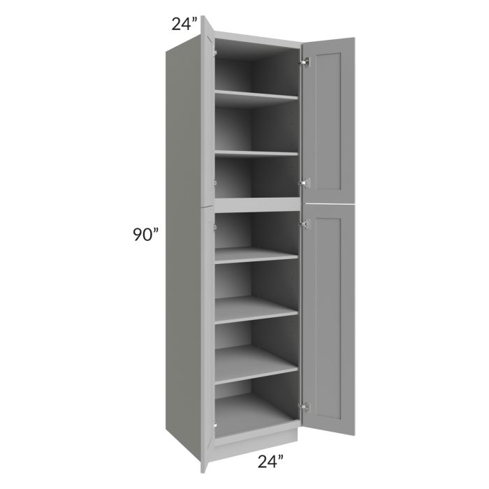 Dove Grey Shaker 24x90 Wall Pantryntry