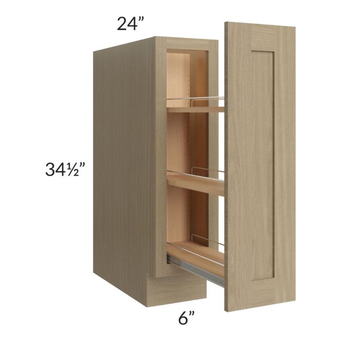 Royal Natural Shaker 6" Spice Pullout Base Cabinet