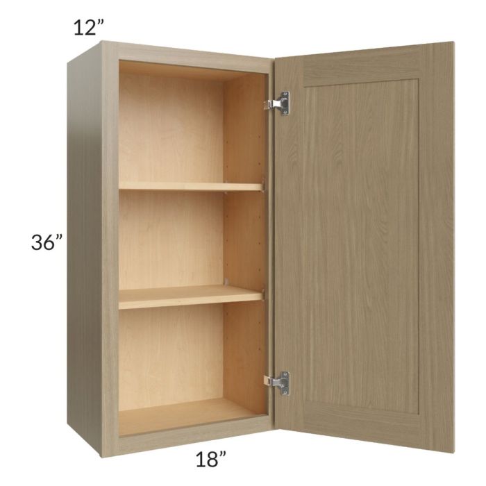 Royal Natural Shaker 18x36 Wall Cabinet