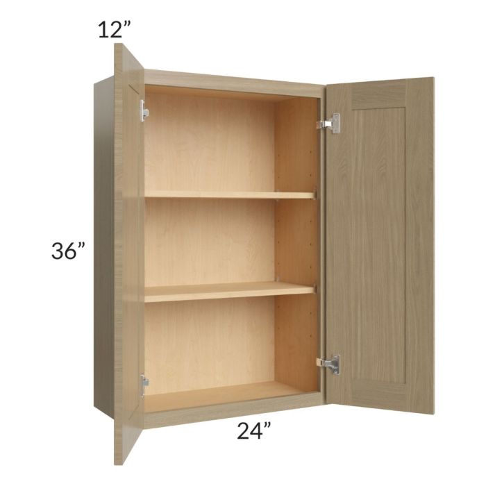 Royal Natural Shaker 24x36 Wall Cabinet
