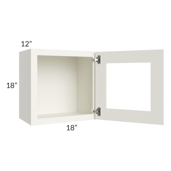 Linen Shaker 18x18 Decorative Wall Cabinet