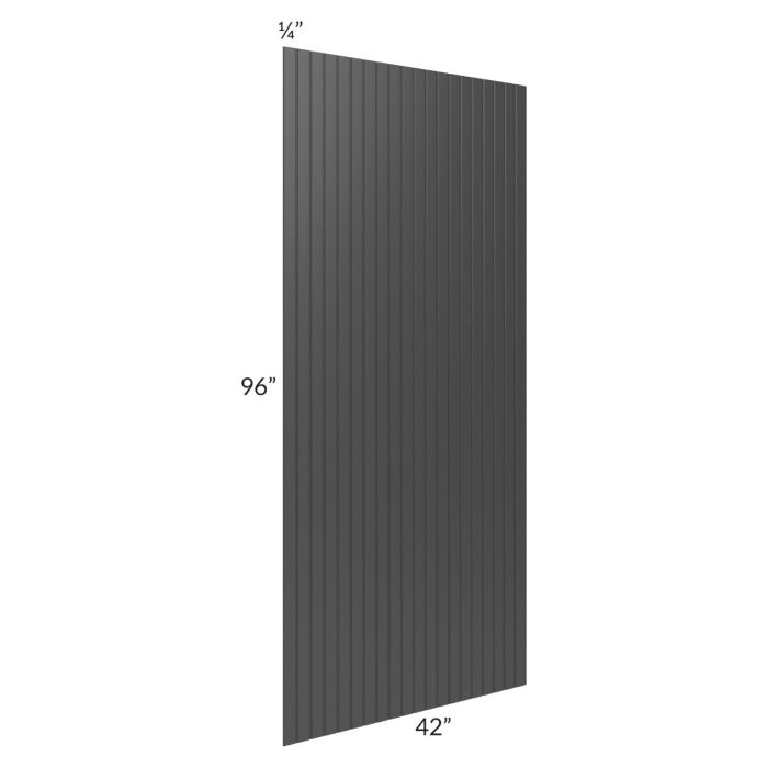 Madison Black Shaker 42x96 Bead Board Finished Panel