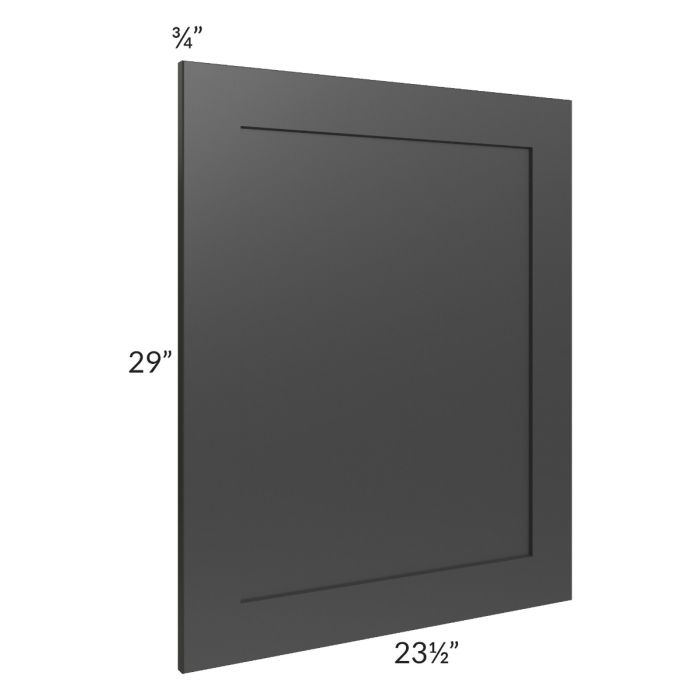 Madison Black Shaker Base Decorative End Panel