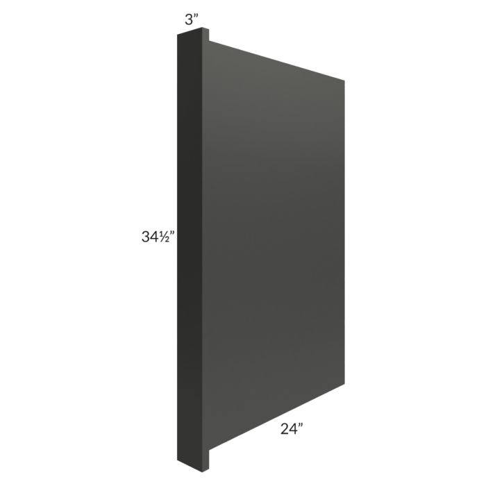 Madison Black Shaker Appliance End Panel