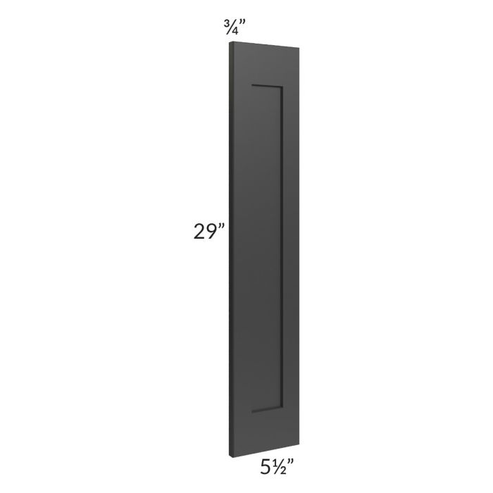 Madison Black Shaker 6x30 Overlay Filler