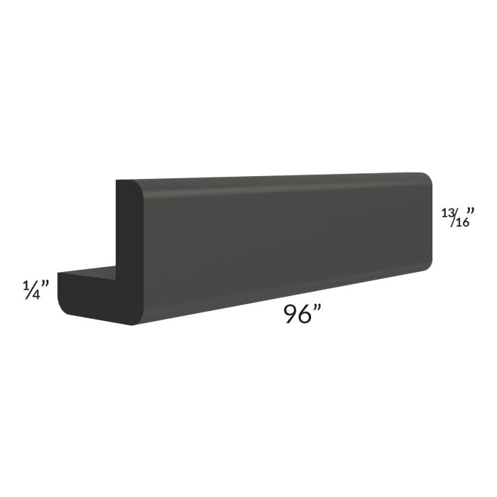 Madison Black Shaker 96" Outside Corner Molding