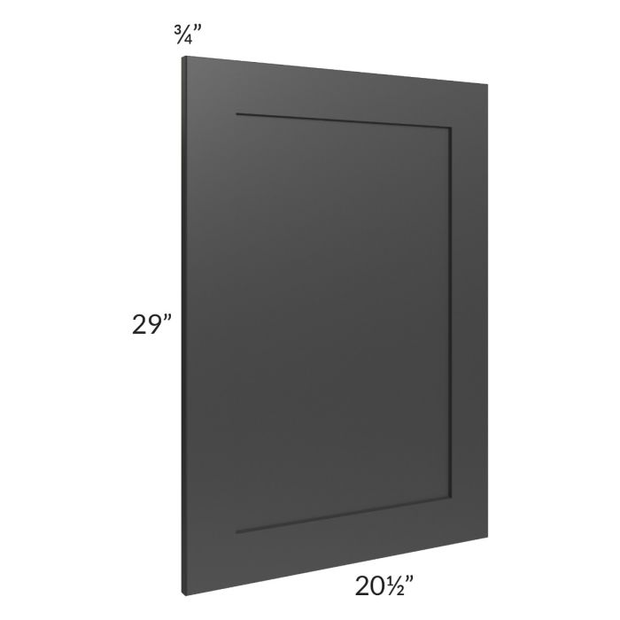 Madison Black Shaker Vanity Decorative End Panel