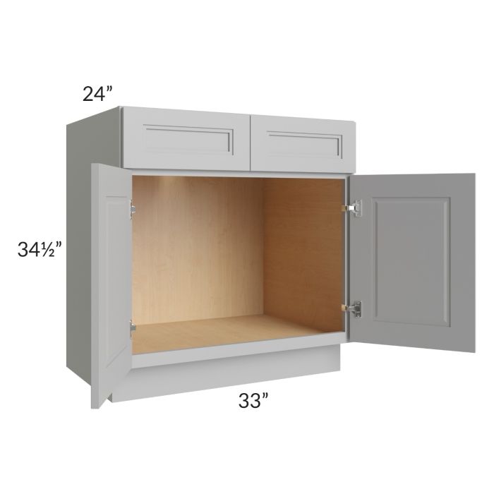 Charlotte Grey 33" Sink Base Cabinet