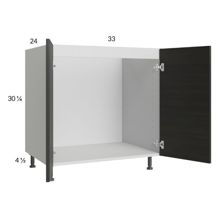 Euro Cafe 33" Full Height Door Sink Base Cabinet