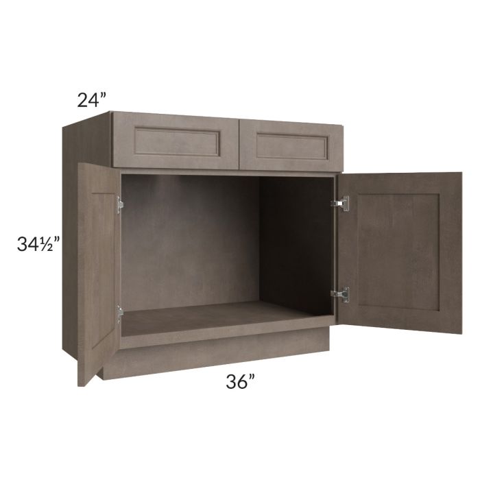 Providence Natural Grey 36" Sink Base Cabinet 
