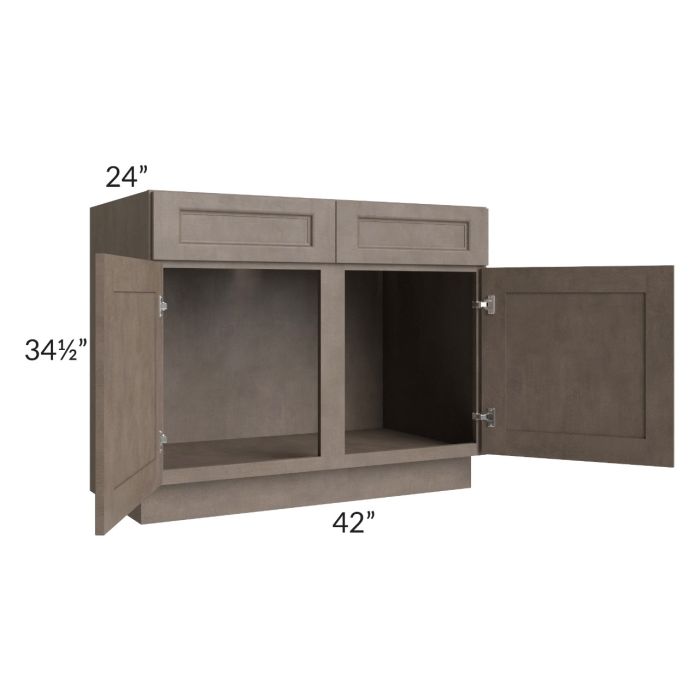 Providence Natural Grey 42" Sink Base Cabinet