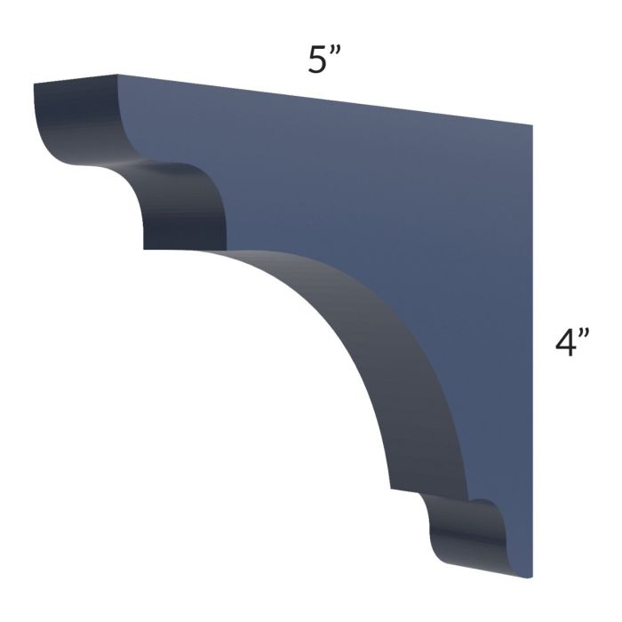 Bayville Blue Traditional Simple Corbel