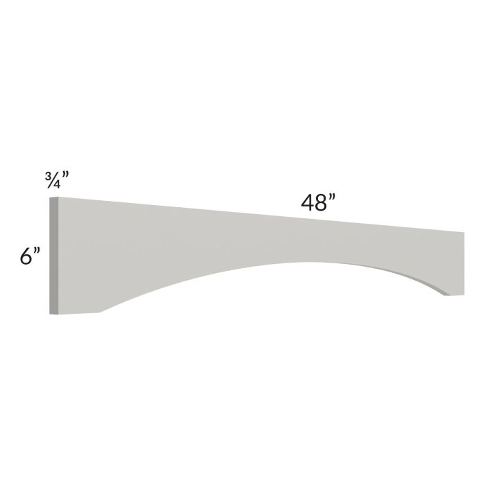 Stone Shaker 48" Shaker Arch Valance