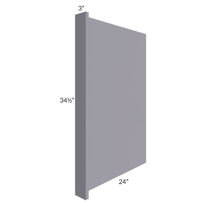 Graphite Grey Shaker Appliance End Panel