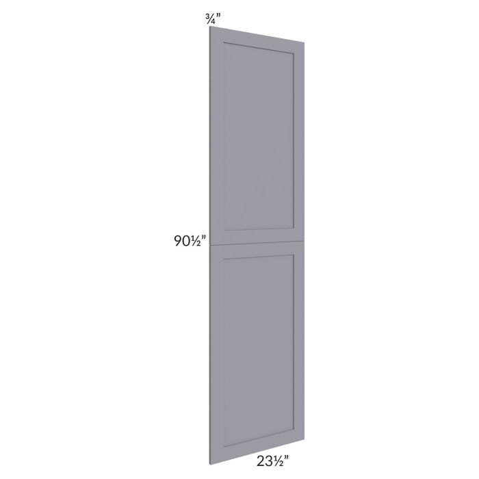 Graphite Grey Shaker 24x96 Tall Decorative Door Set