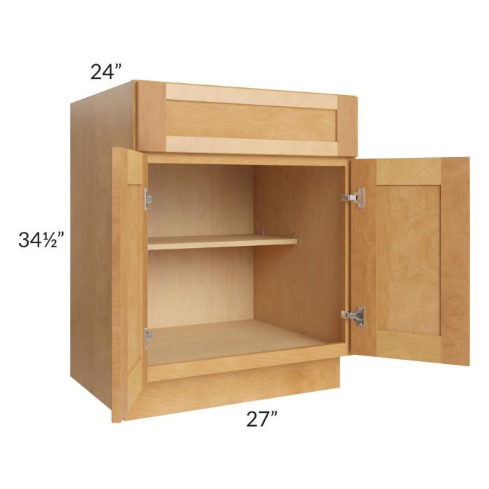 Madison Honey Shaker 27" Base Cabinet