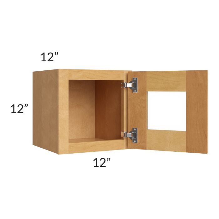 Madison Honey Shaker 12x12 Decorative Wall Cabinet