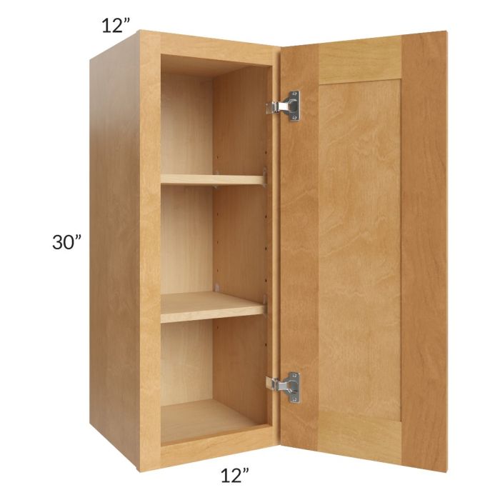 Madison Honey Shaker 12x30 Wall Cabinet