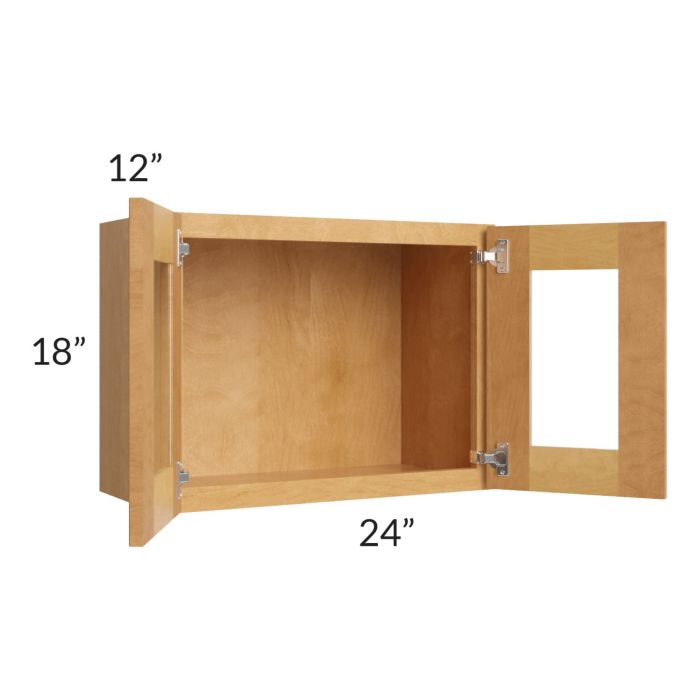 Madison Honey Shaker 24x18 Decorative Wall Cabinet