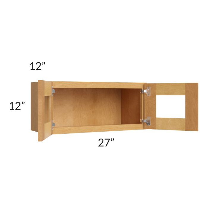 Madison Honey Shaker 27x12 Decorative Wall Cabinet