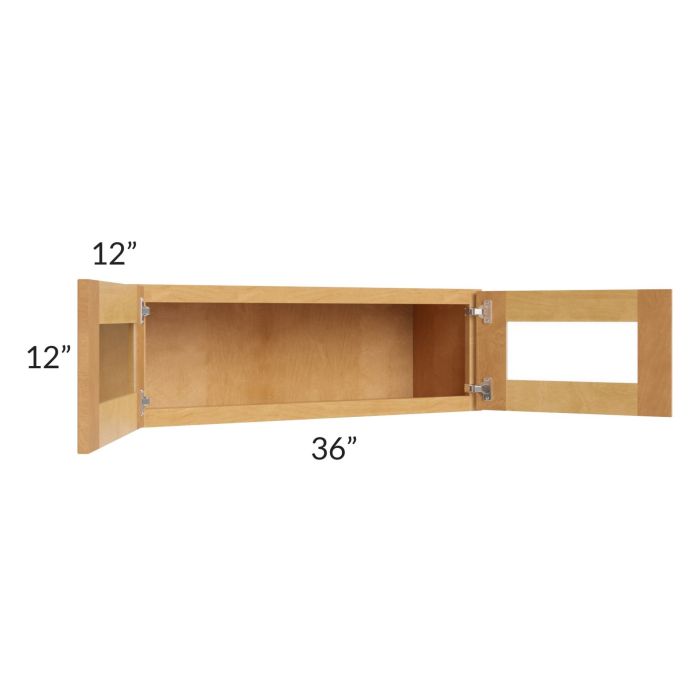 Madison Honey Shaker 36x12 Decorative Wall Cabinet