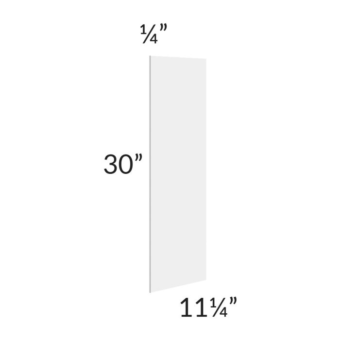 Belfast White 30" Tall Skin (1/4" Thick)