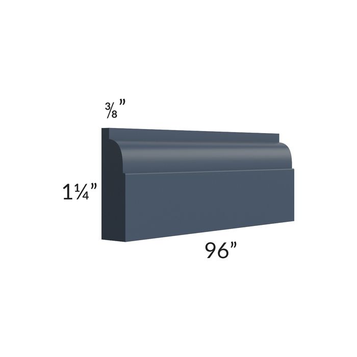 Midtown Blue Shaker Decorative Scribe Molding