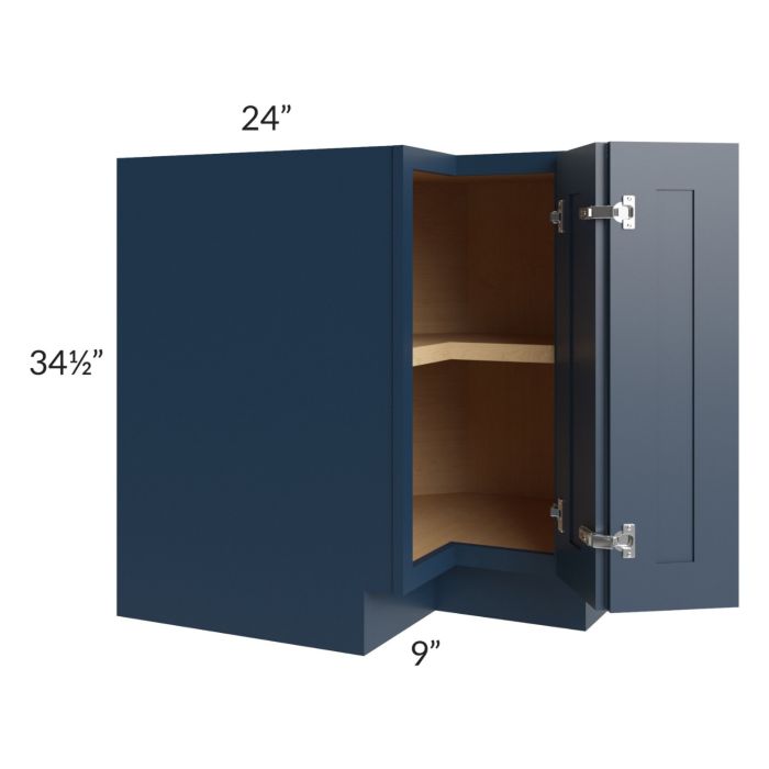 Madison Navy Shaker 33" Corner Base Cabinet