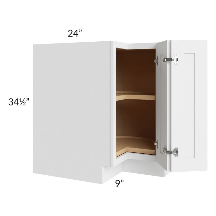 Royal White Shaker 33" Lazy Susan Base Cabinet