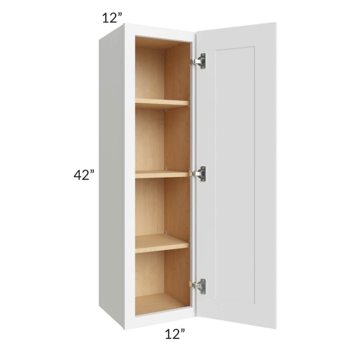 Royal White Shaker 12x42 Wall Cabinet