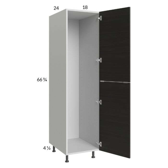 Euro Cafe 18x71-1/4 Open Utility Cabinet with 1 Door