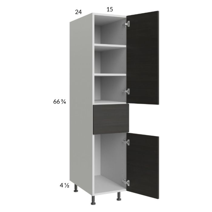 Euro Cafe 15x71-1/4 Utility Cabinet with 2 Doors and 1 Drawer