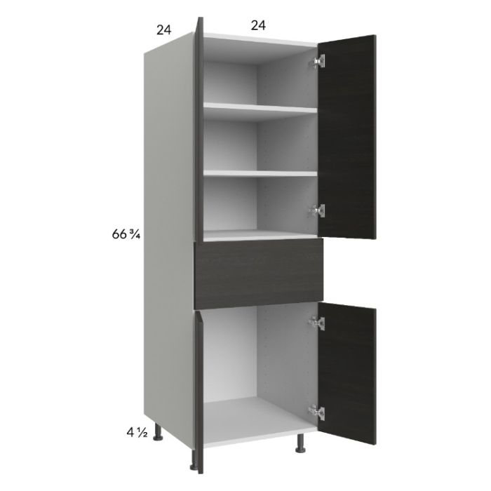 Euro Cafe 24x71-1/4 Utility Cabinet with 2 Doors and 1 Drawer